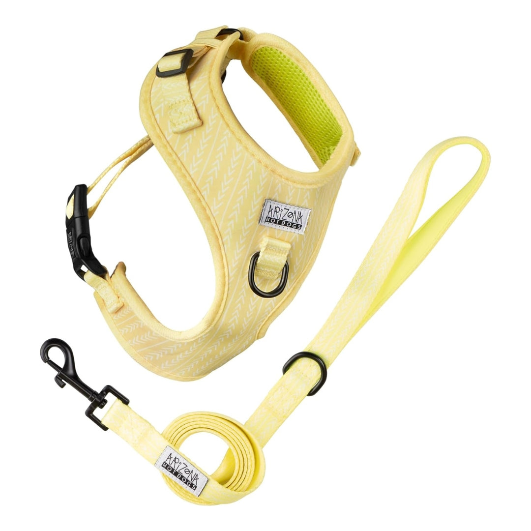 Dachshund Saddlery <br> Lemon Yellow Harness