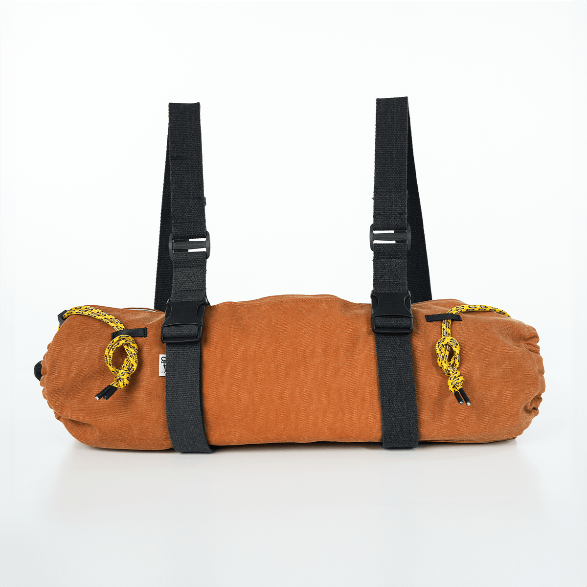sac transport teckel coton rouille