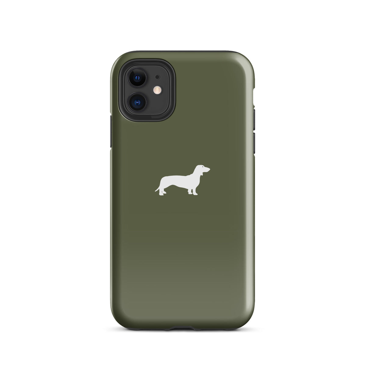 coque iphone teckel kaki