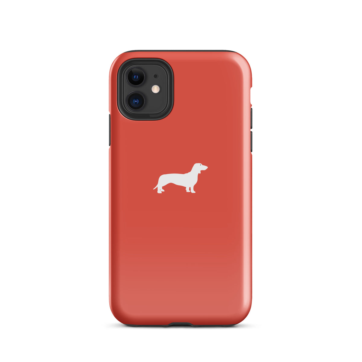 coque iphone teckel rouge