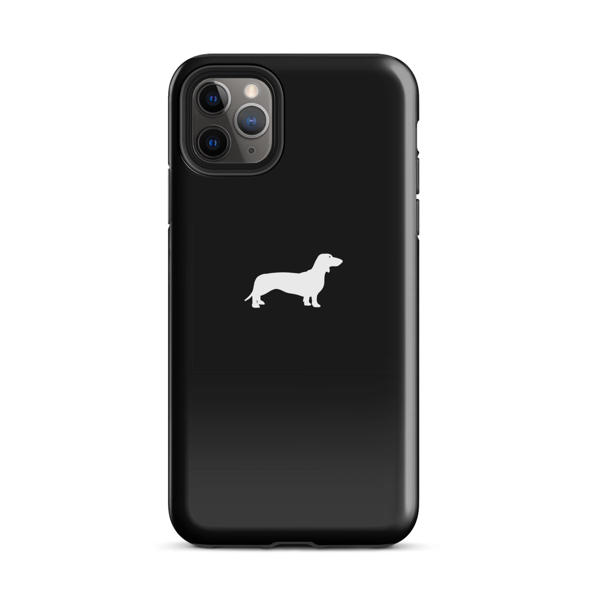 coque chien saucisse iphone noir