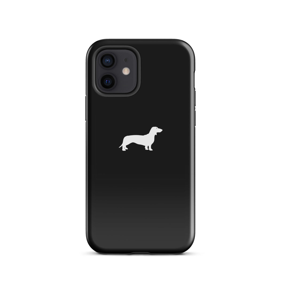 coque teckel iphone noir design