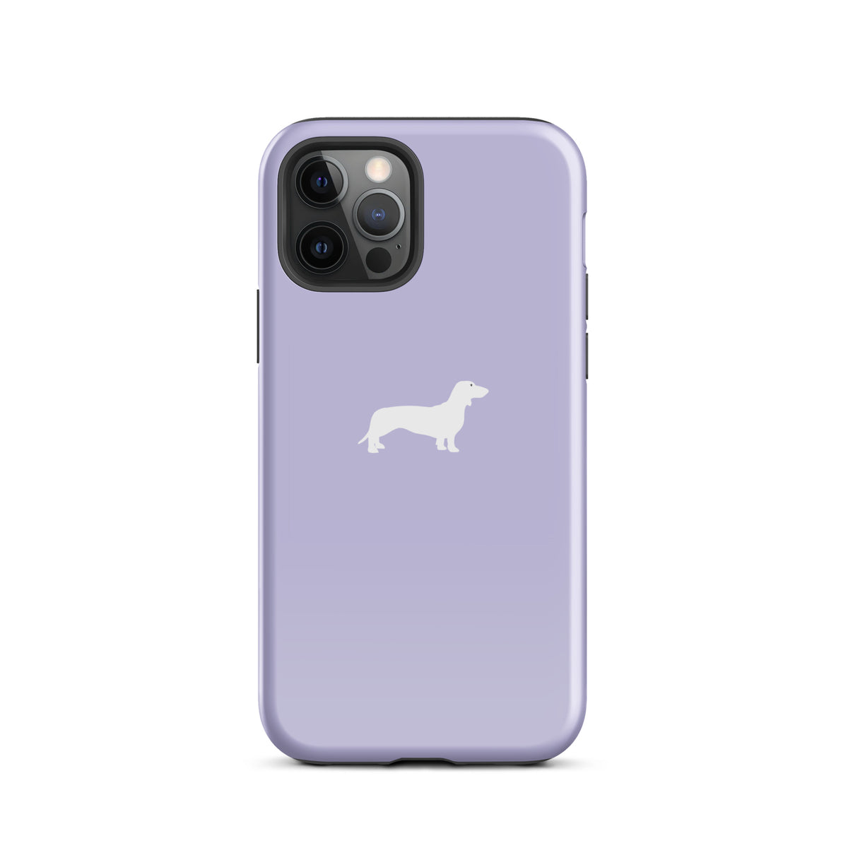 coque teckel lila iphone pastel