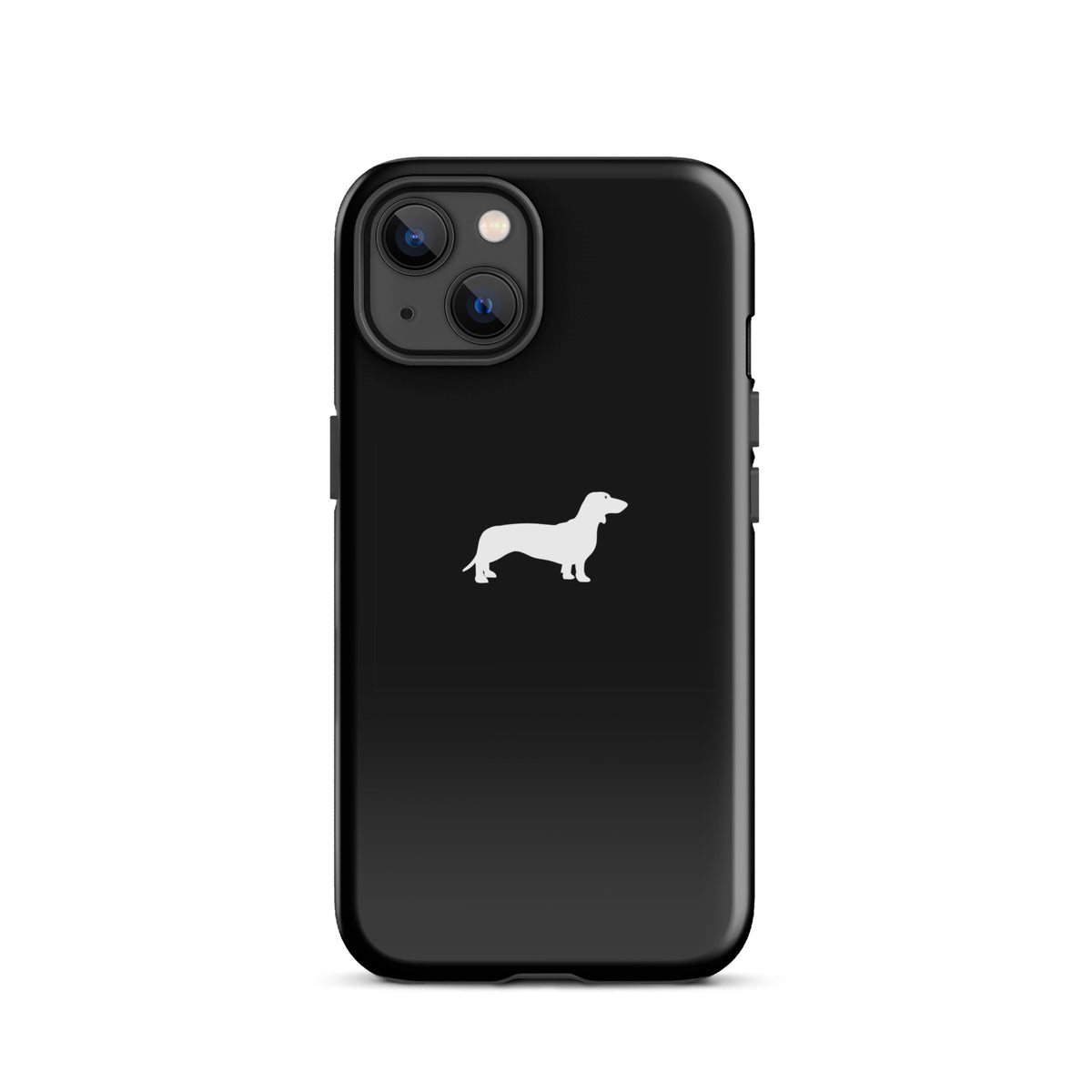 coque iphone teckel noir mignon
