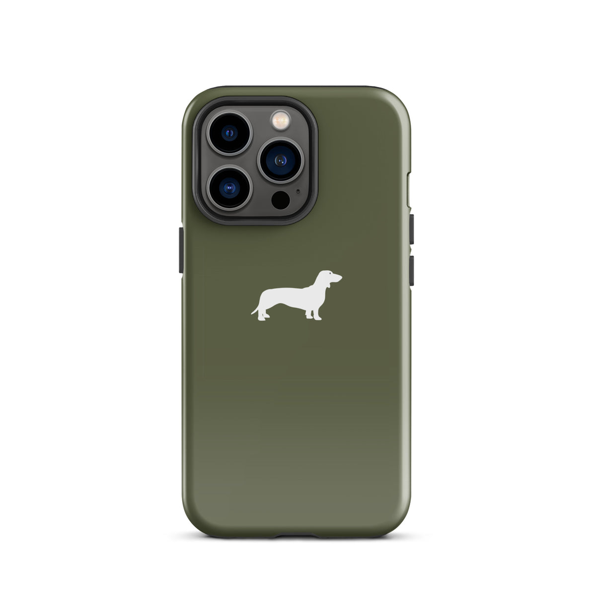coque teckel kaki iphone tendance