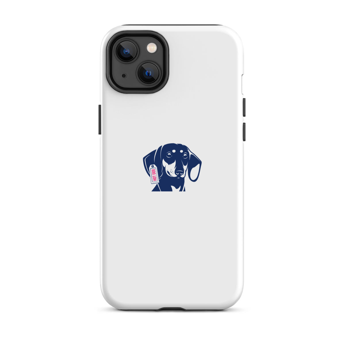 coque teckel double couche iphone