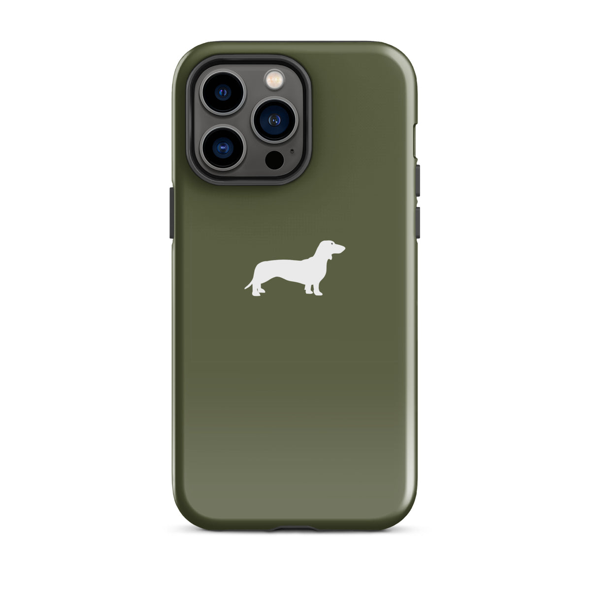 coque iphone teckel kaki chocs