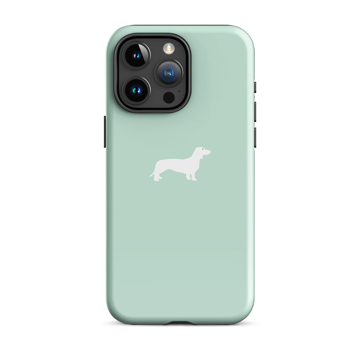 coque chien teckel iphone logo