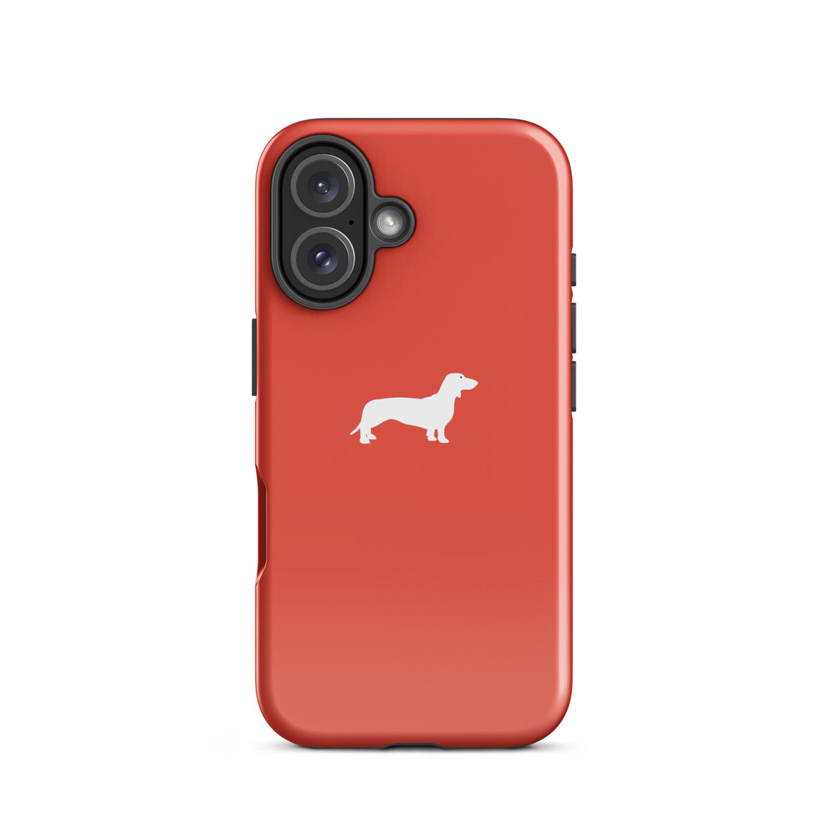 coque iphone teckel rouge vif