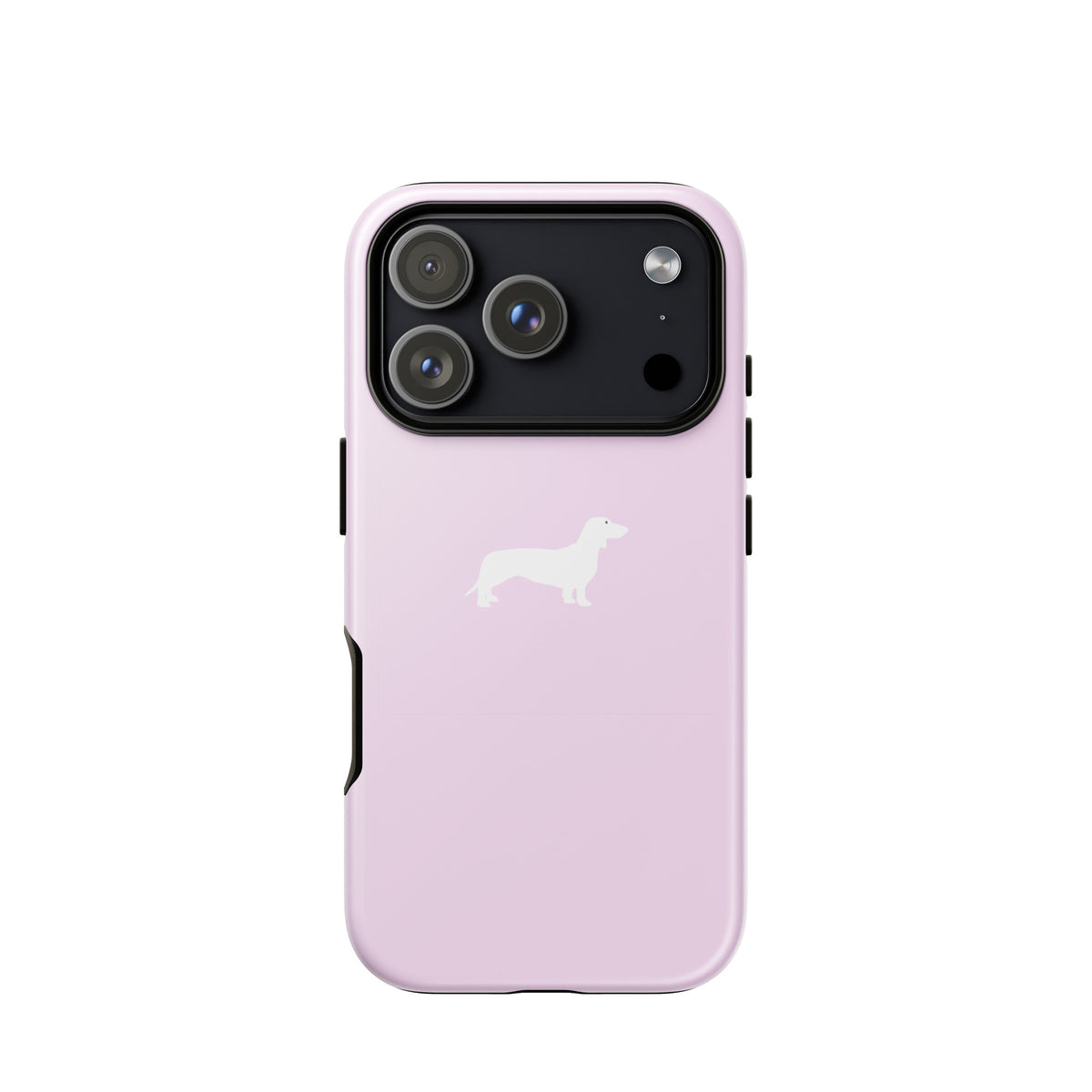 coque teckel rose tendance