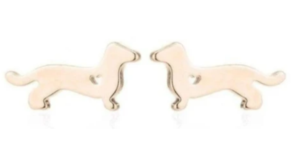 Boucles d'Oreilles Teckel