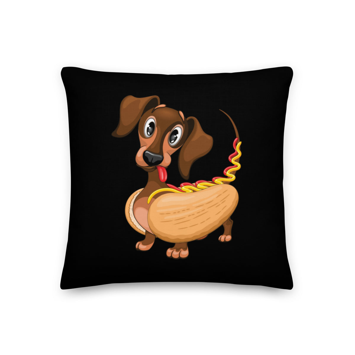 Coussin Chien Saucisson