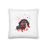 coussin mignon chien saucisse