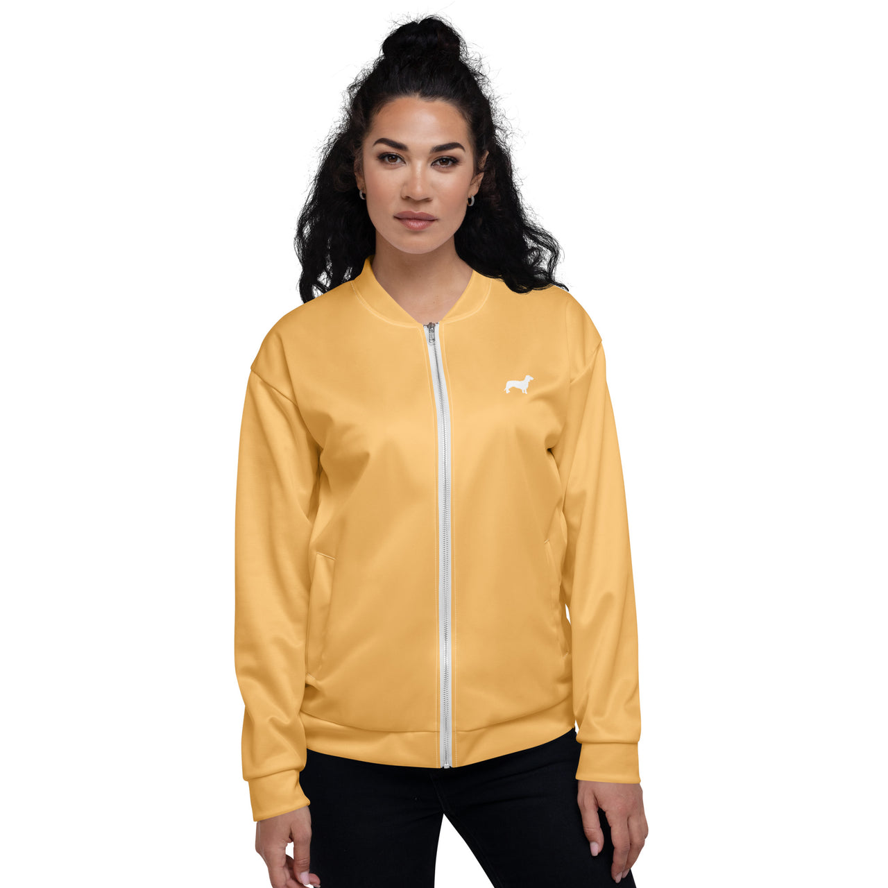 bomber teckel jaune