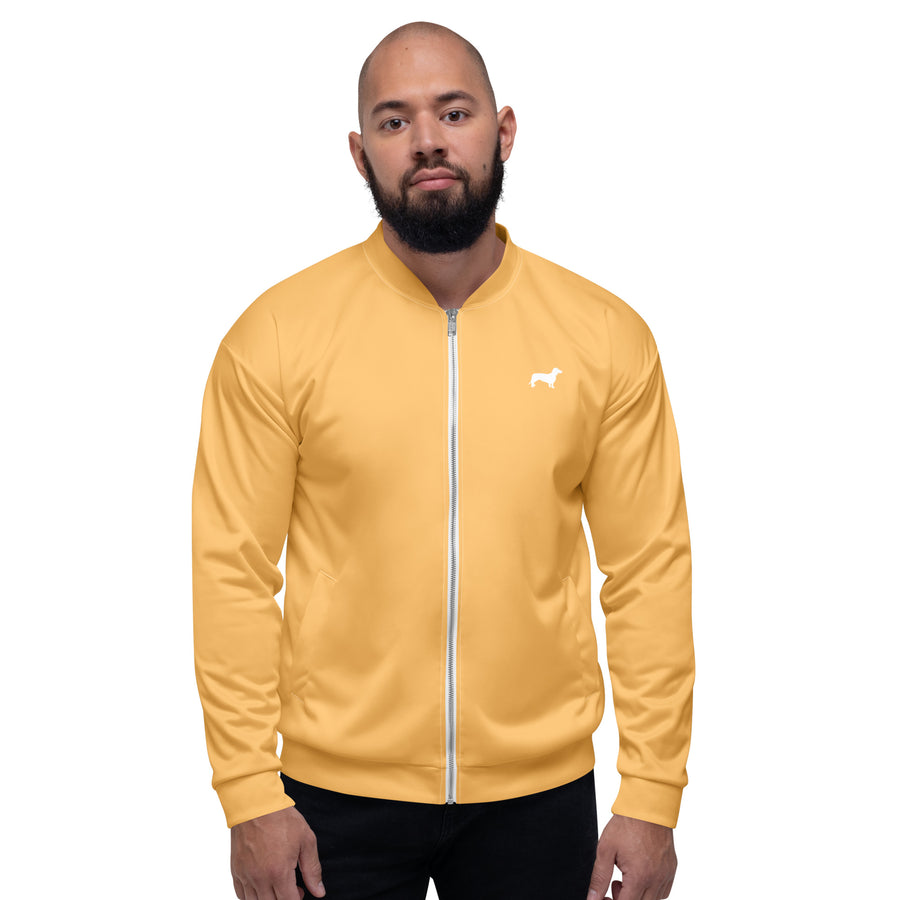 bomber teckel jaune homme