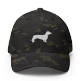 casquette teckel militaire brodée