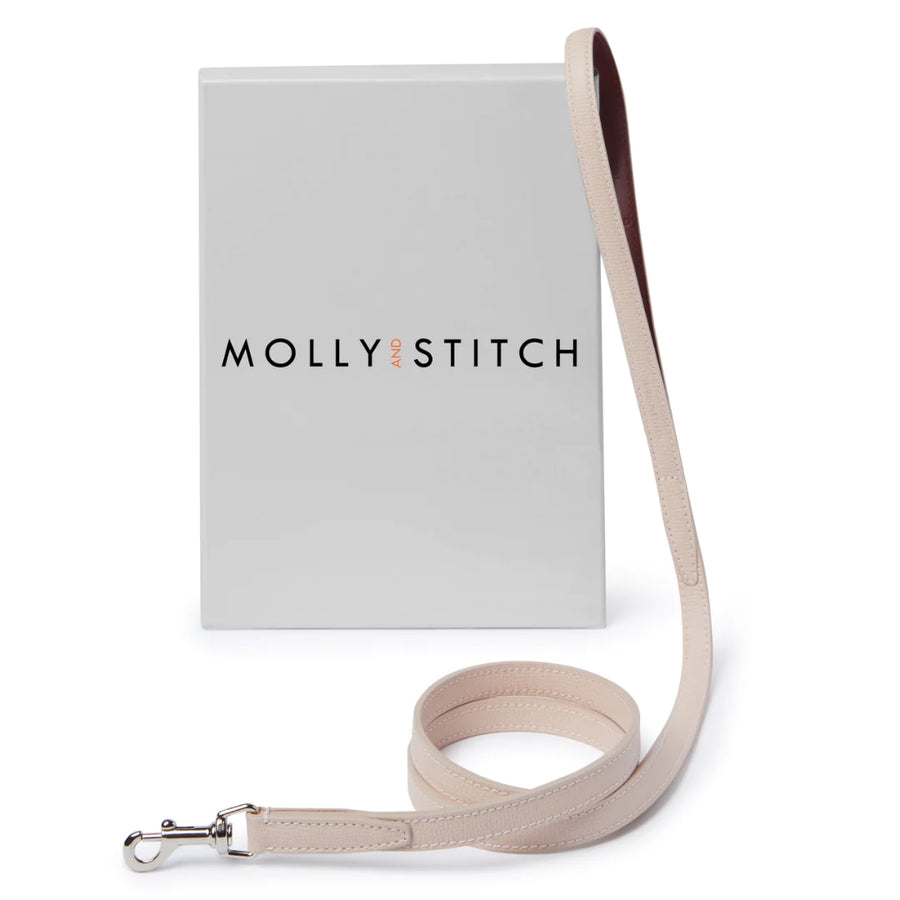 Luxus-Hundeleine in Rosa für Dackel