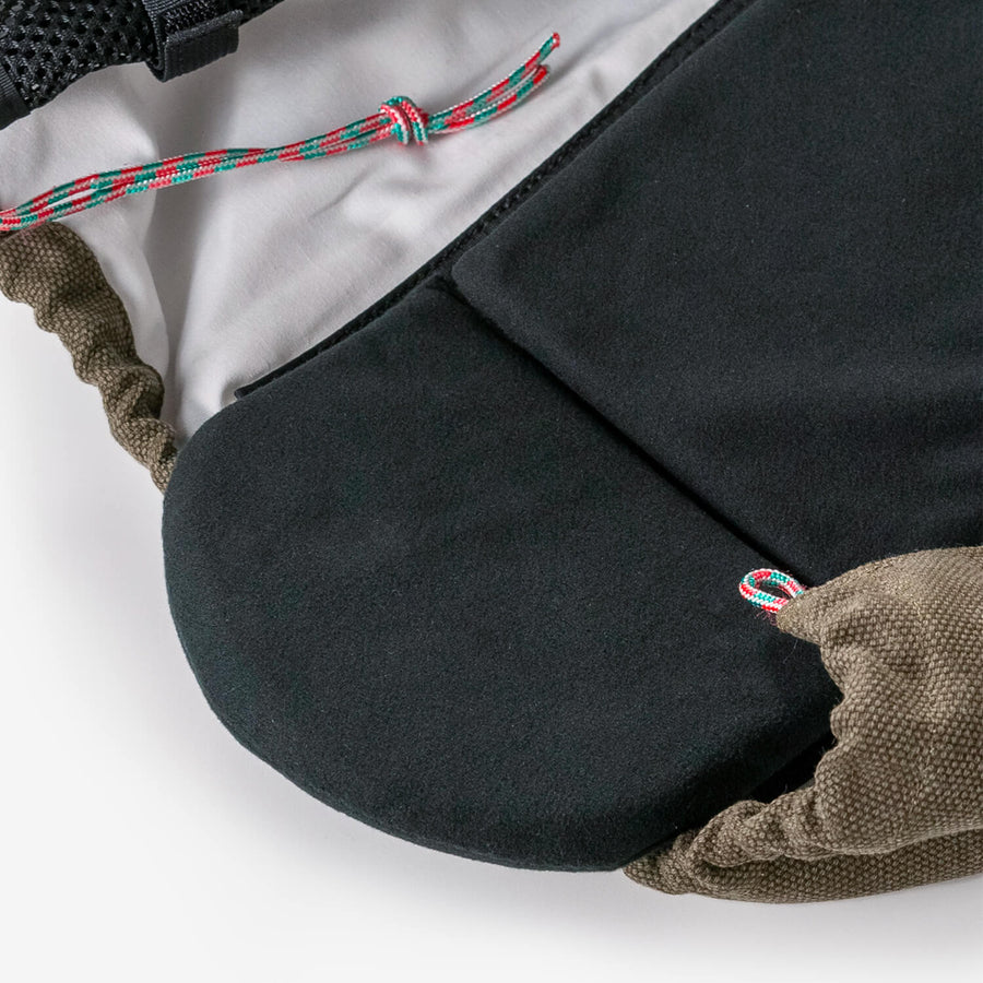 Coussin sac épaule chien teckel