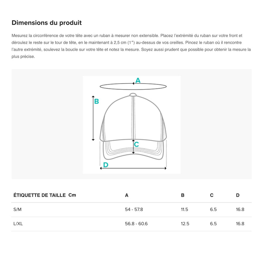 Dimensions casquette militaire teckel