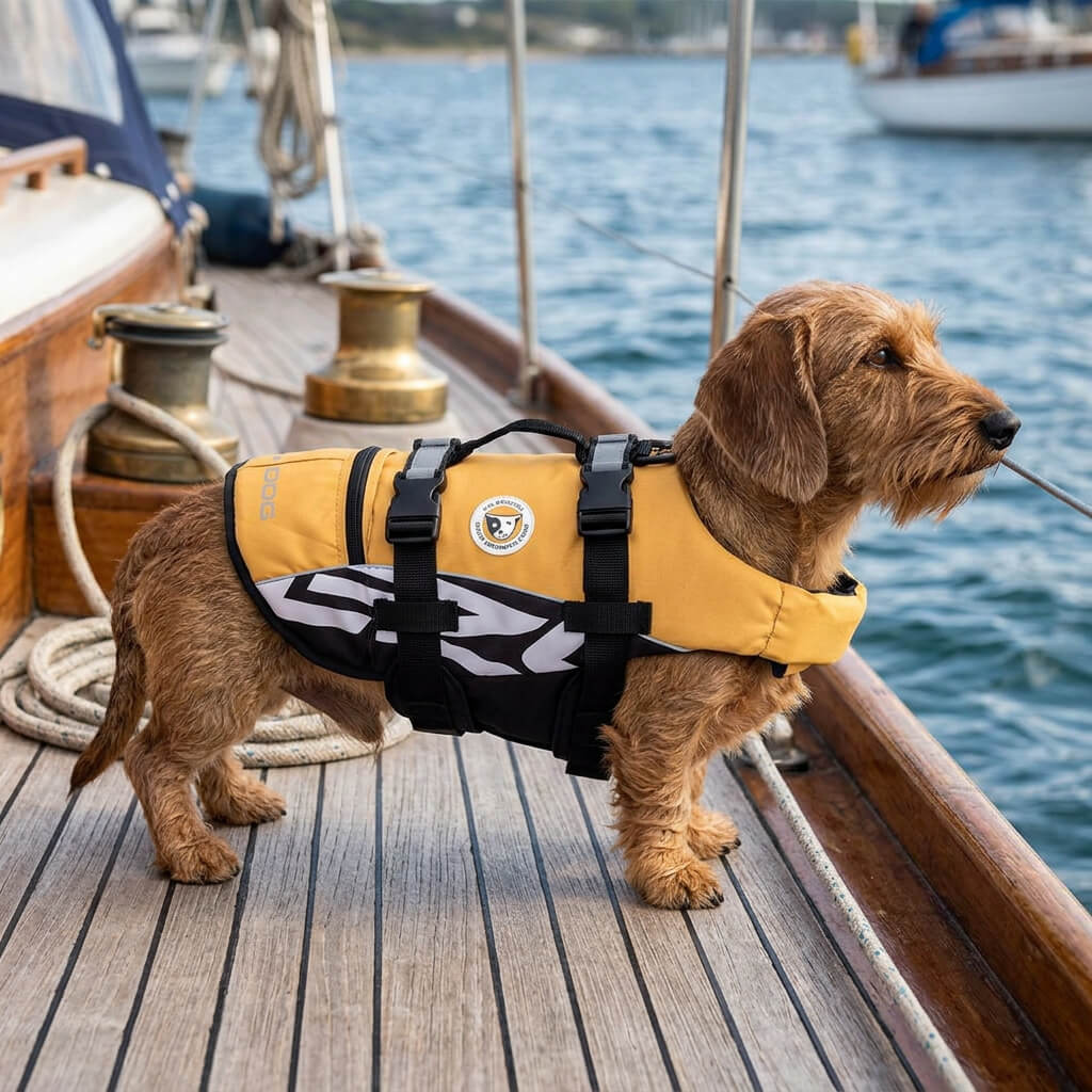 Rettungsweste für Dackel (Standardgröße)