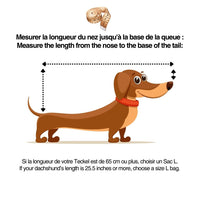 Thumbnail für Leitfaden Größe Maß Tasche Dackel