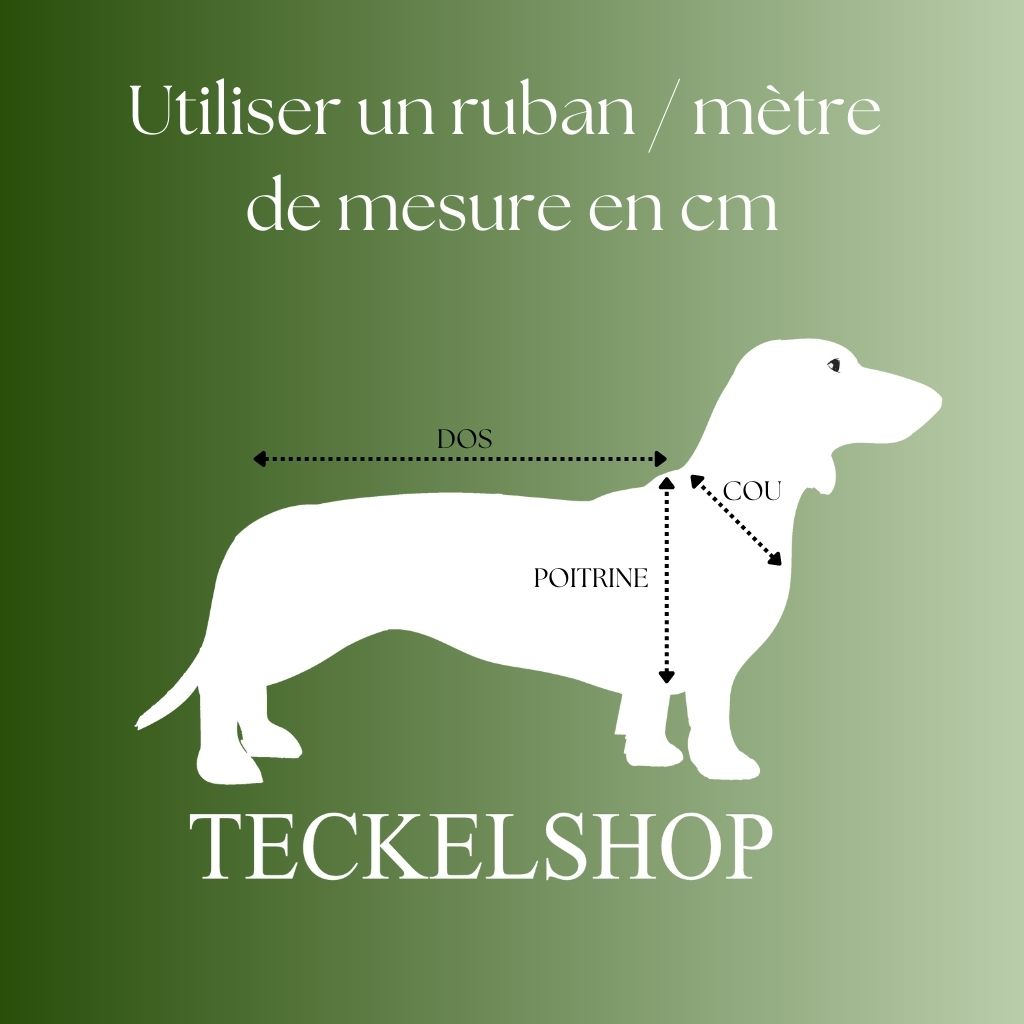 Größentabelle nach Maß bei Teckelshop