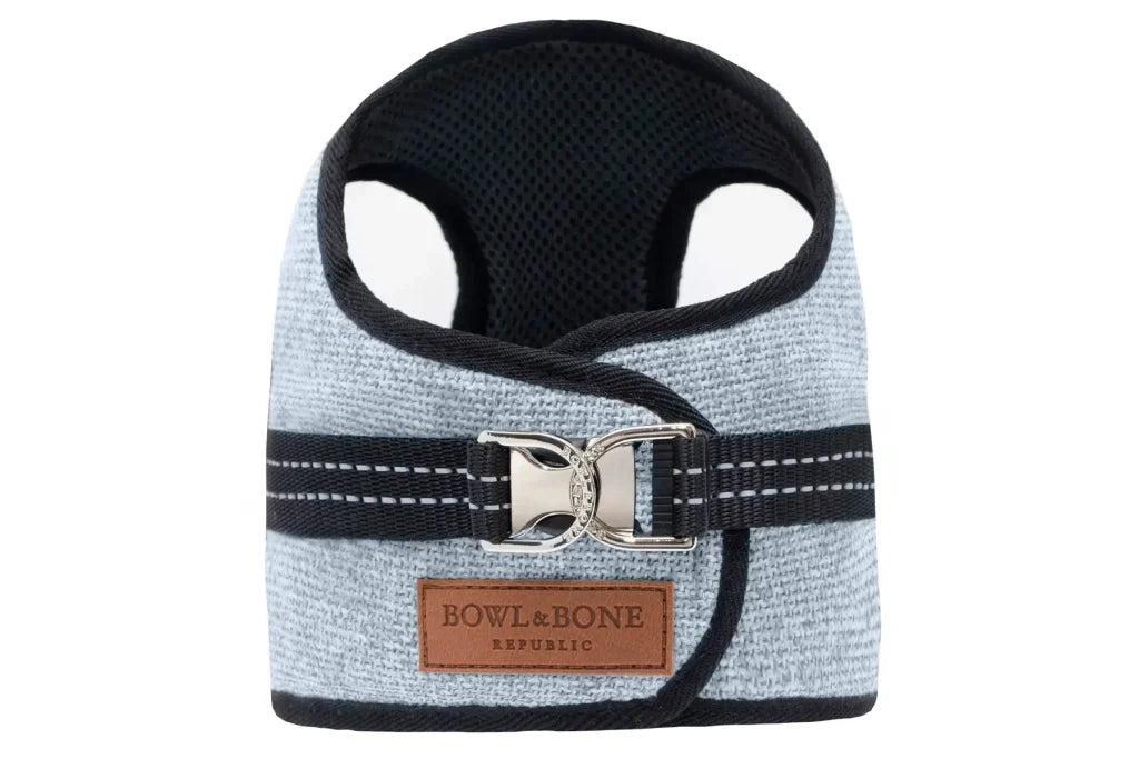 Hundegeschirr in Himmelblau für kleine Hunde