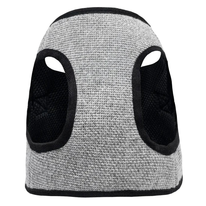 harnais confortable chien gris