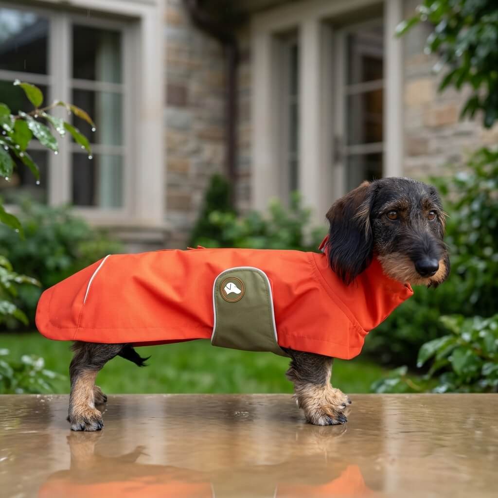 imperméable teckel chien