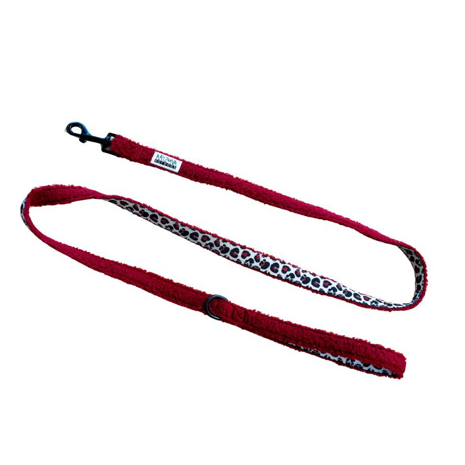 laisse chien bordeaux