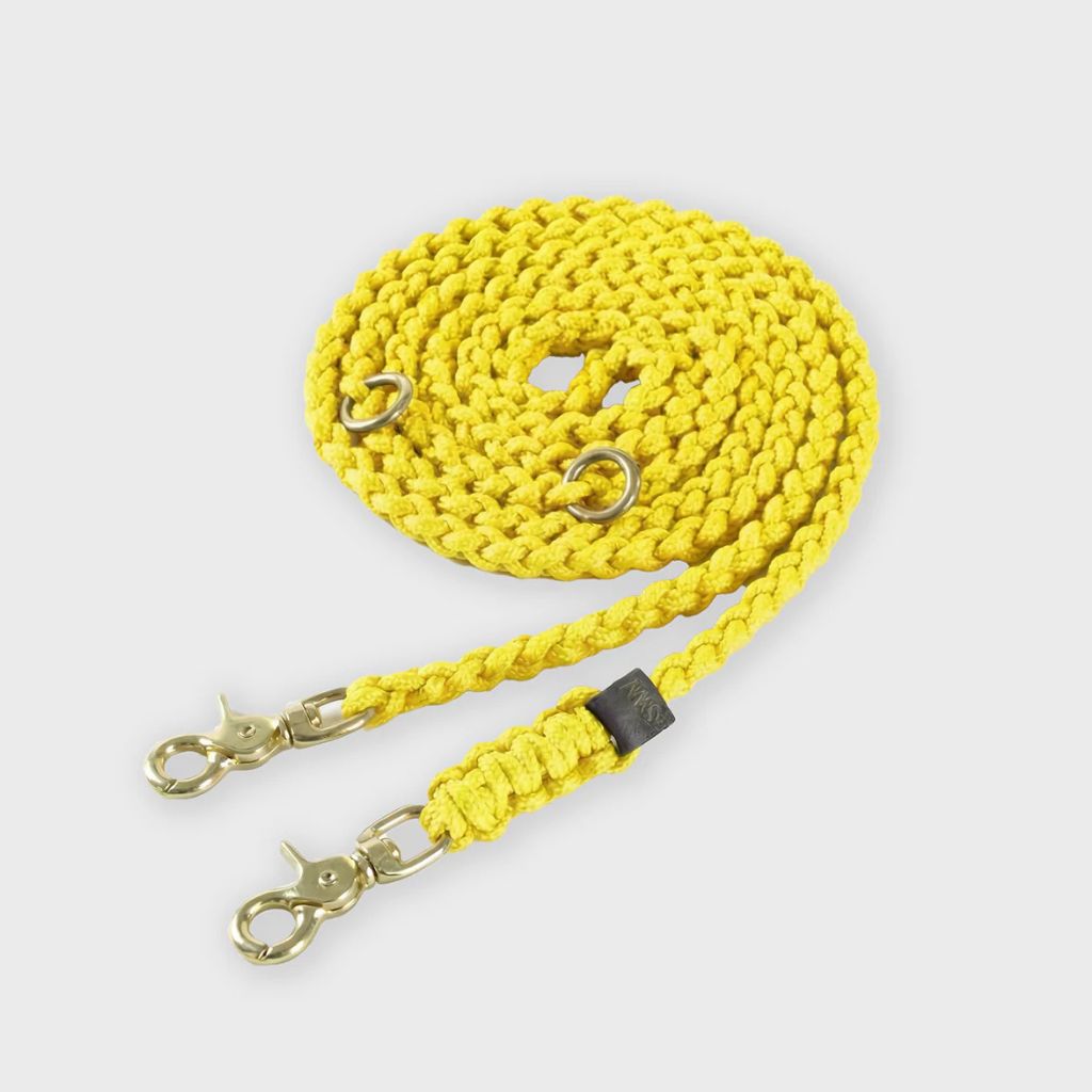 laisse jaune luxe