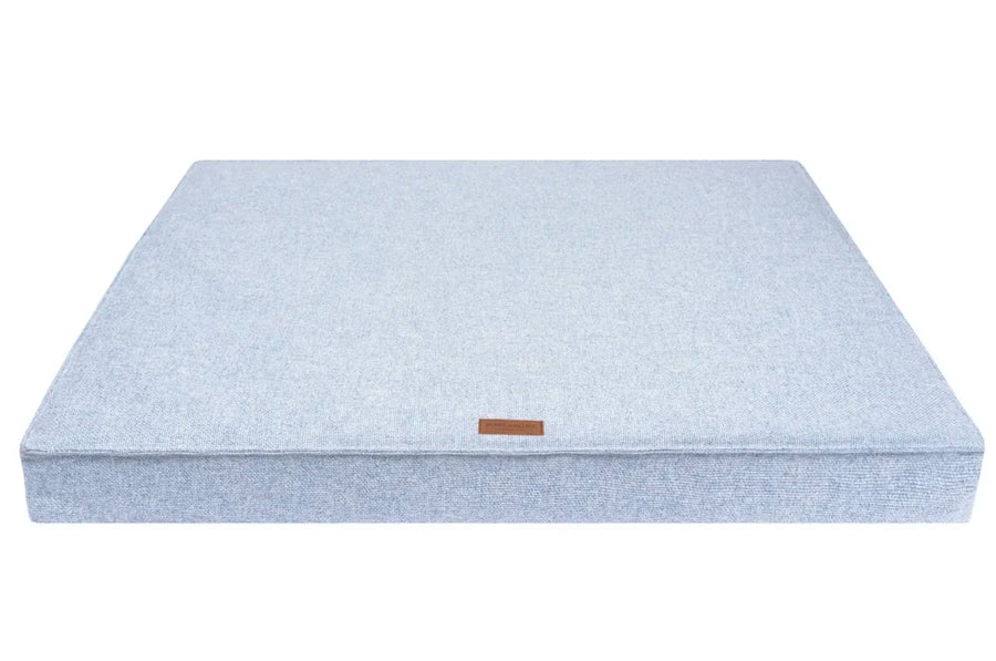 Lit orthopédique bleu pour teckel sans rebord