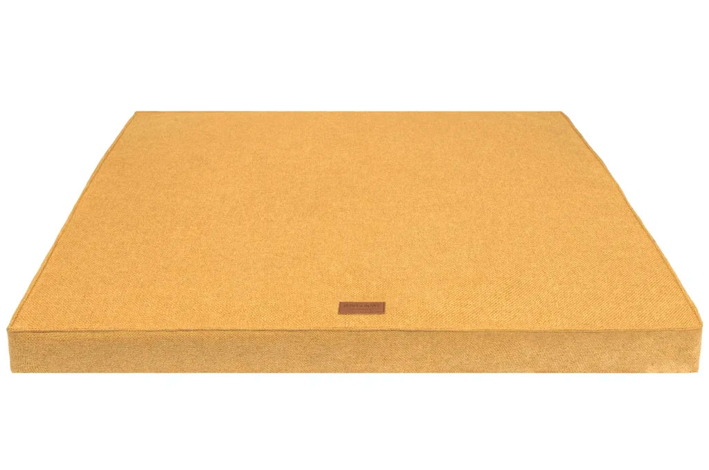 Matelas orthopédique BLISS jaune pour chien teckel
