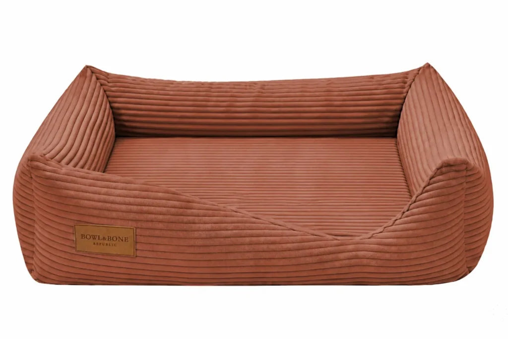Panier orthopédique pour teckel avec entrée basse