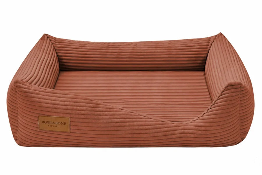 Panier orthopédique pour teckel avec entrée basse