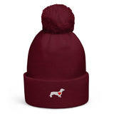 bonnet teckel bordeaux