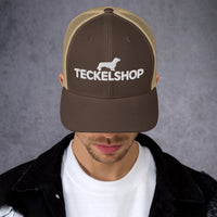Thumbnail for Casquette Marron Et Beige Teckelshop