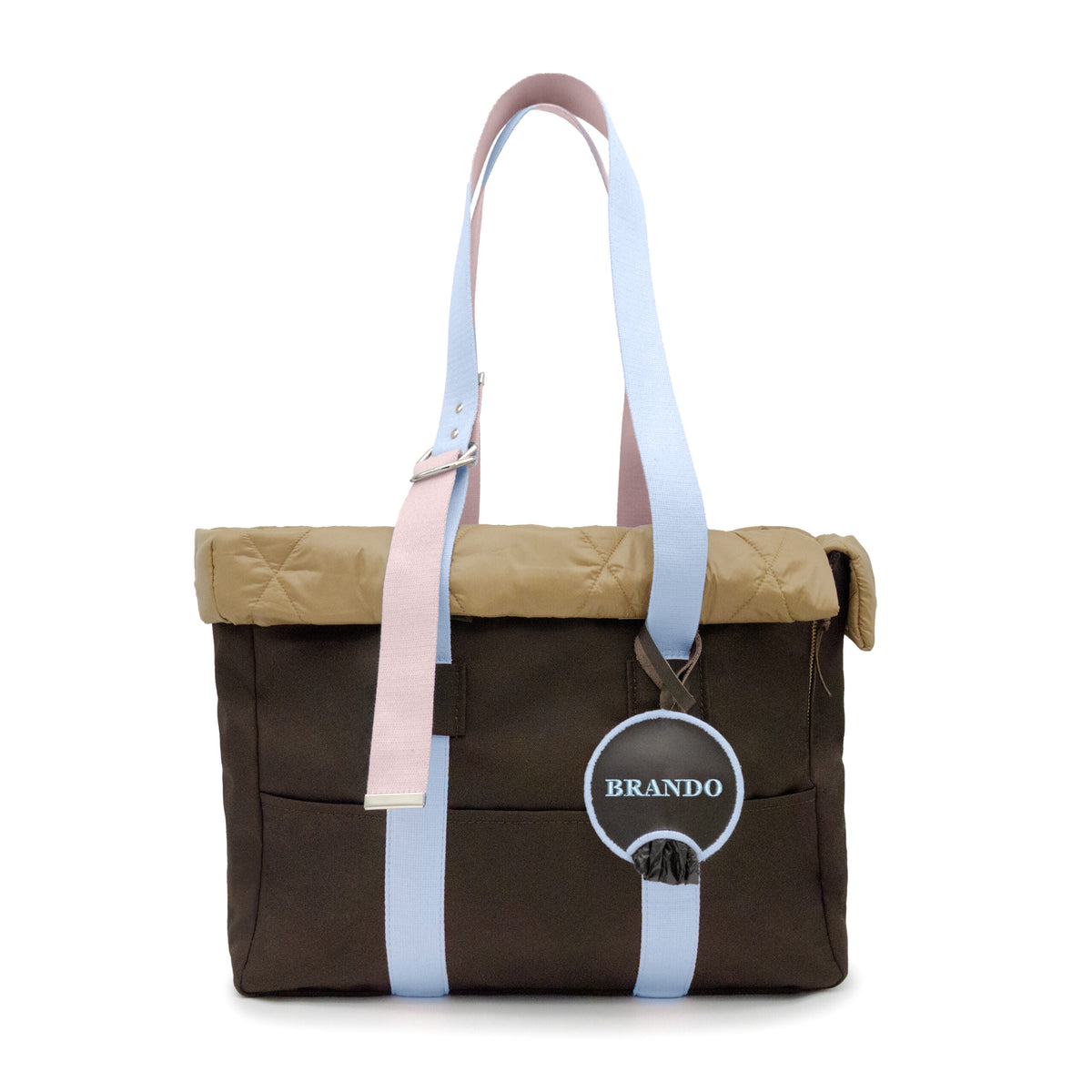 Sac à main petit chien avec nom de chien