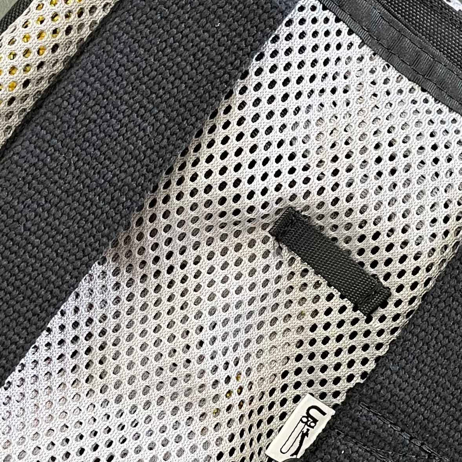 sac mesh ville pour teckel gris