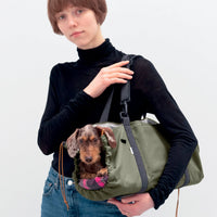 Thumbnail for sac shopping transport pour teckel en tissu cordura