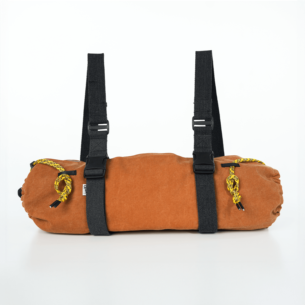 sac transport teckel coton rouille