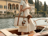 Thumbnail for Sac voyage chien teckel cuir