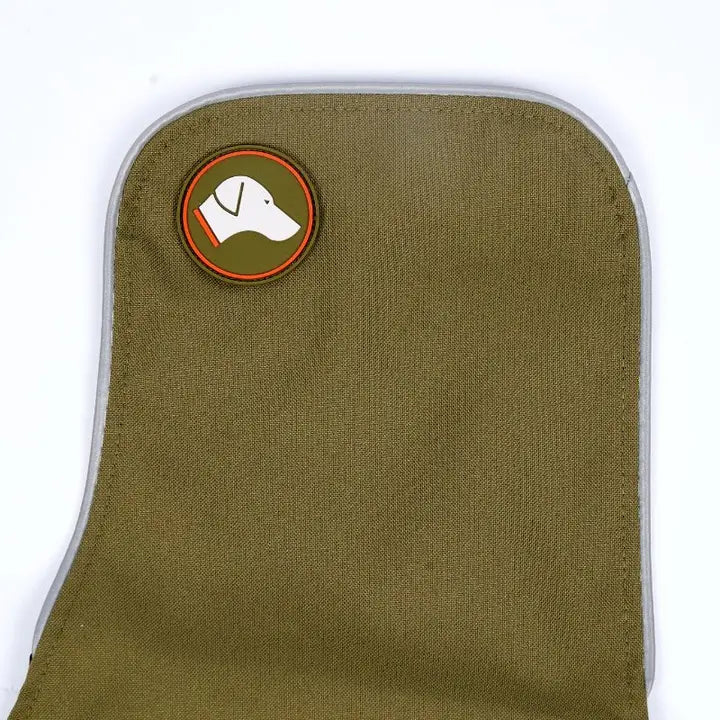 sangle poitrine teckel vert olive