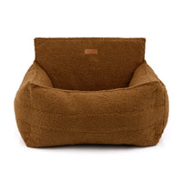 Thumbnail for Siège auto pour teckel HARMONY en bouclé caramel