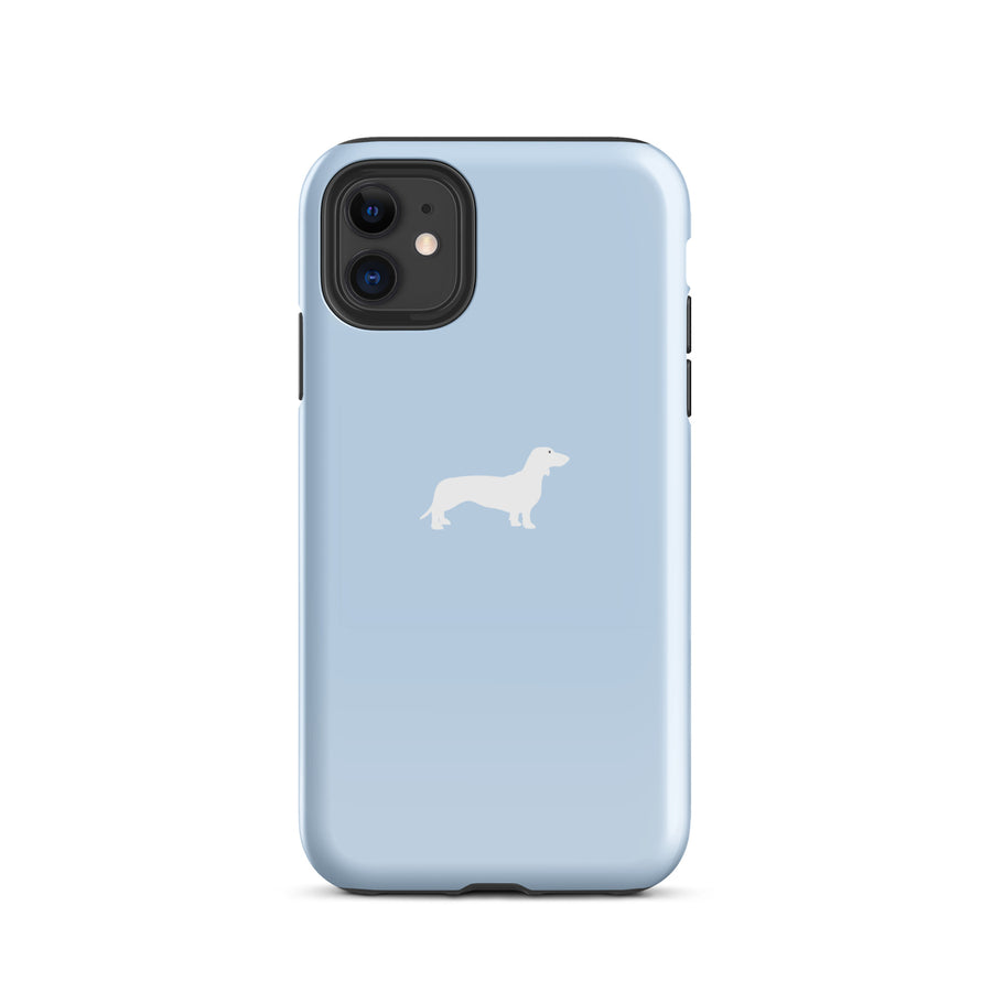 iPhone-Hülle Dackel blau