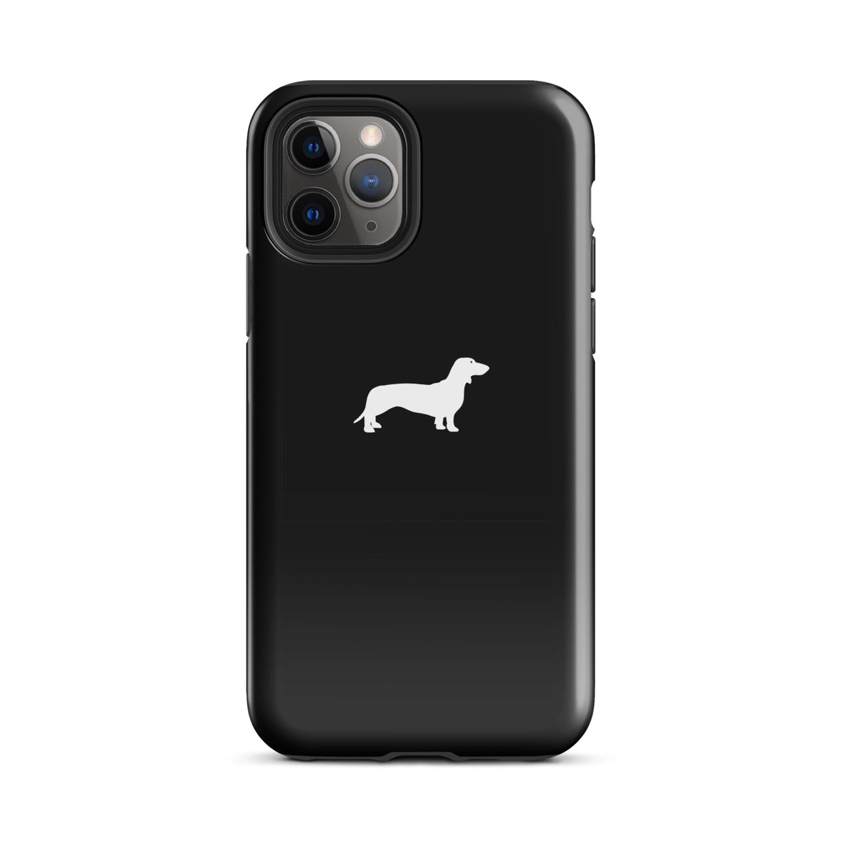 coque iphone teckel noir