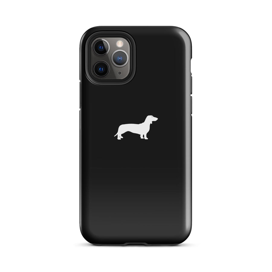 iPhone-Hülle Dackel schwarz