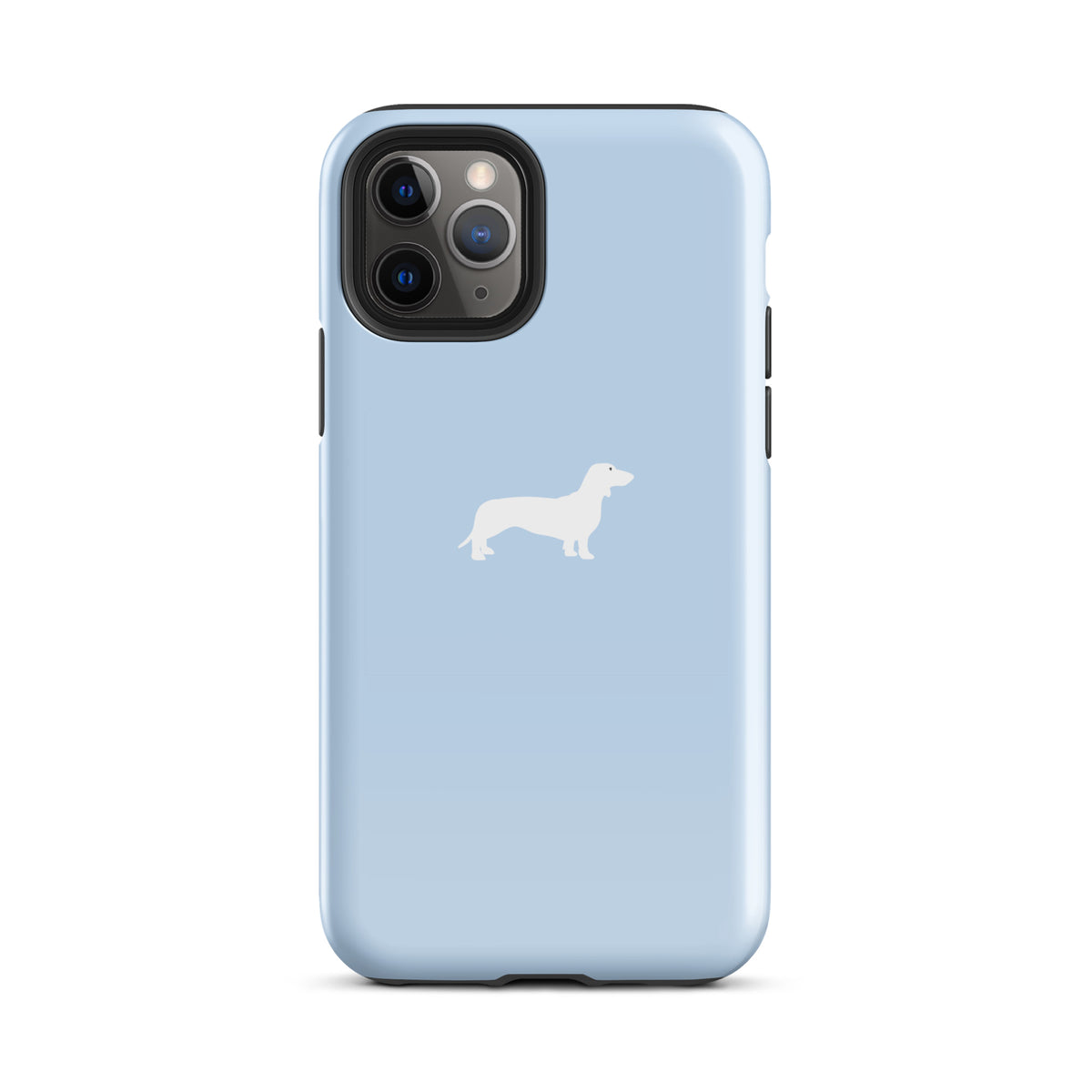 coque teckel bleu iphone