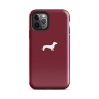 Thumbnail for coque teckel bordeaux iphone