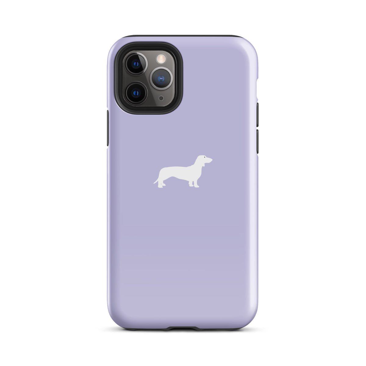 coque teckel lila iphone
